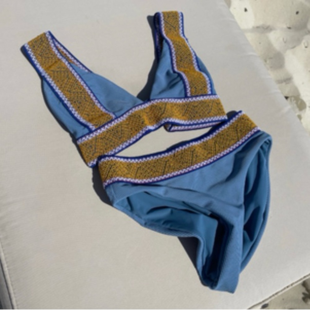 Elysiian Slate Blue Bali Bikini